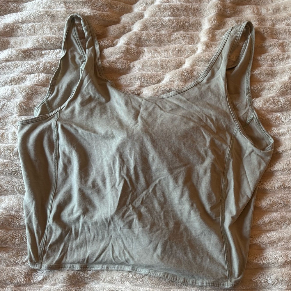 Sleek Cropped Tank Top with tie